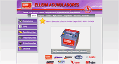 Desktop Screenshot of ellenaacumuladores.com.ar